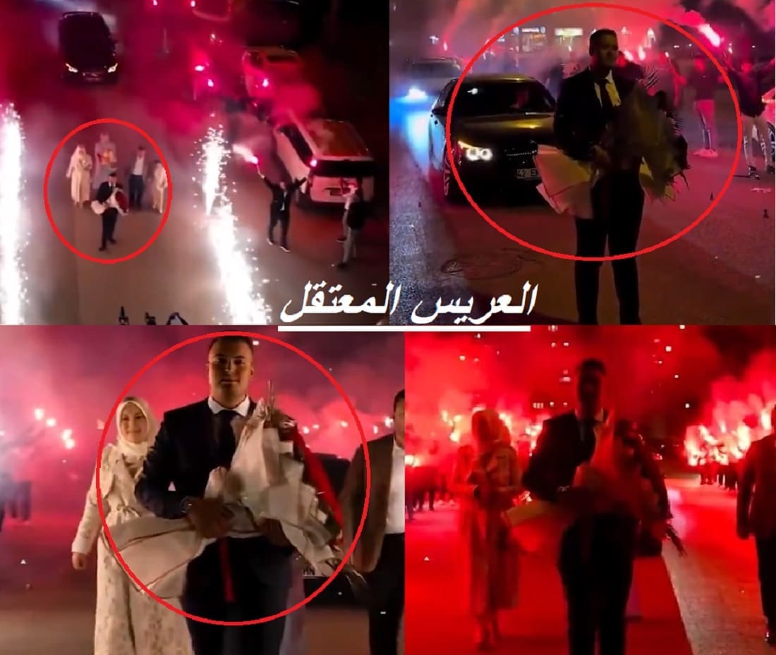 العريس المعتقل.. اعتقال عريس ليلة زفافه على عروسته وتغريمه مالياً هو وجميع الحاضرين